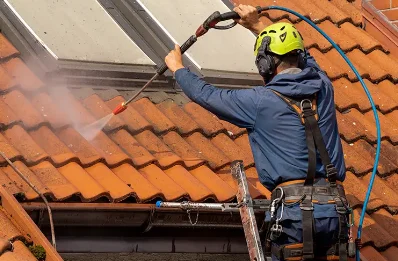 Démoussage et hydrofuge de toiture à Œuilly